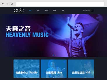 其力耳機(jī)官方網(wǎng)站設(shè)計(jì)制作