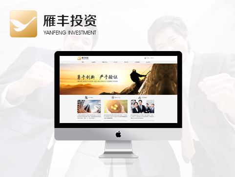 上海雁豐投資管理有限公司官方網站設計制作